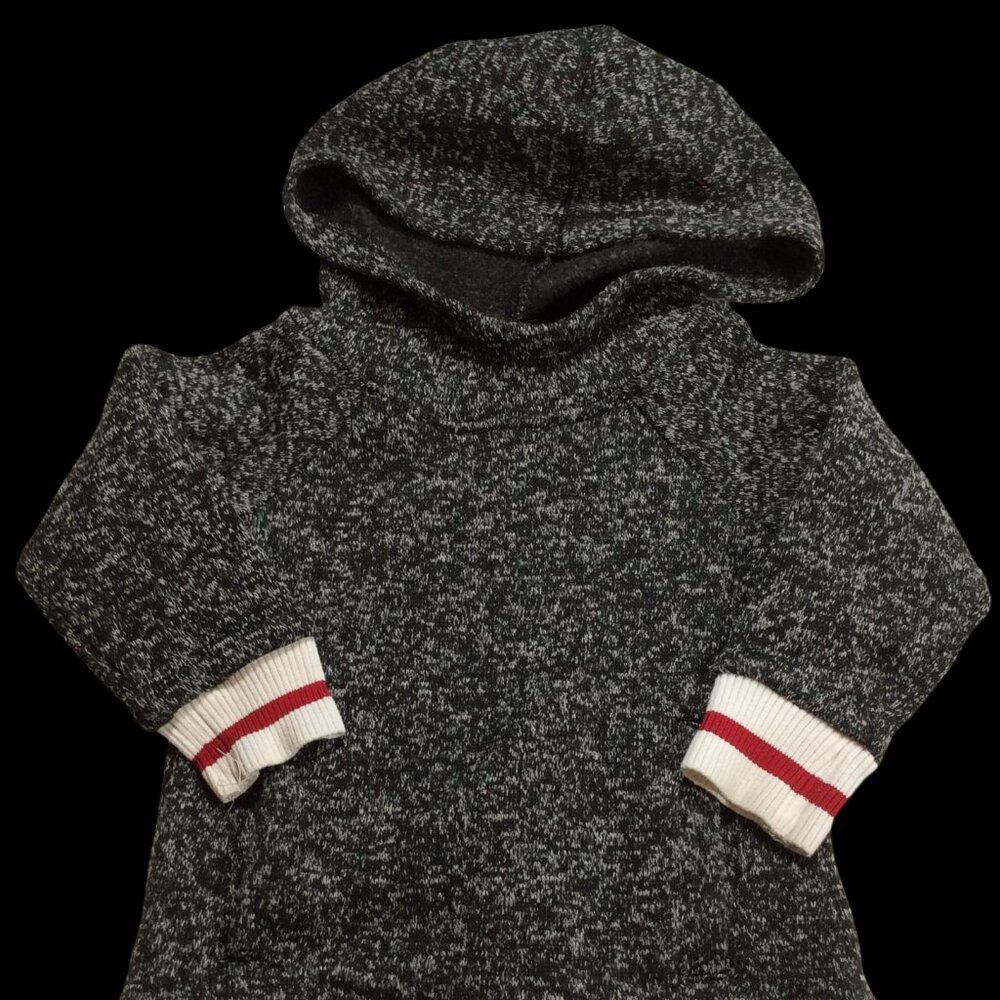 👣 5/$25 - Black Knit Pullover Hoodie w/ Kangaroo Pocket